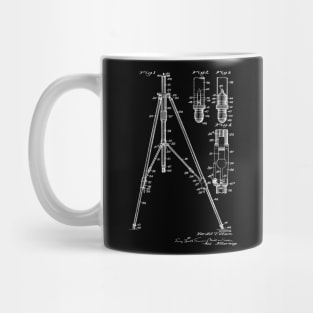 Camera Stand or Tripod Vintage Patent Hand Drawing Mug